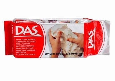Zwajomi Clay - Wholesale DIY Craft Kit - Das clay, white 500 gram0