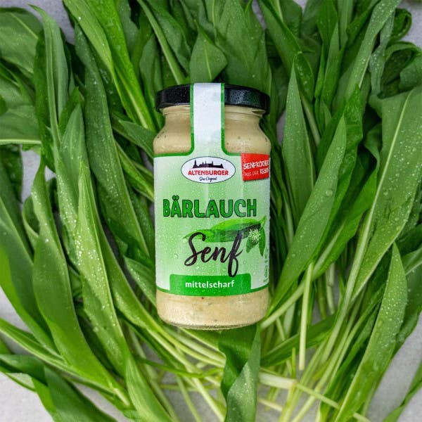 Altenburger Senf & Feinkost GmbH & Co. KG – Großhandel Senf – Bärlauch Senf - mittelscharfer Senf3