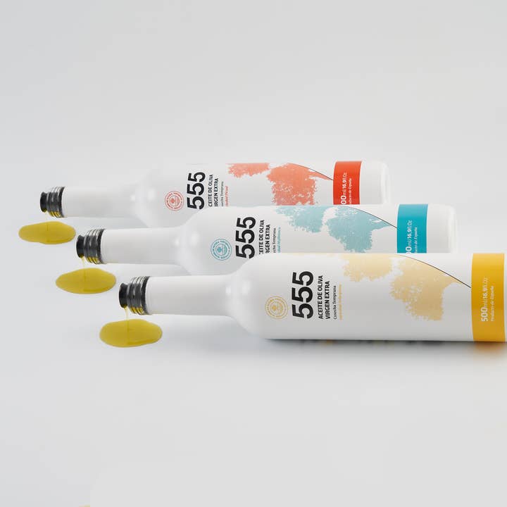 Almazara Terraverne - Vente Huile d'olive - Coffret cadeau 3 bouteilles Mixed EVOO 555