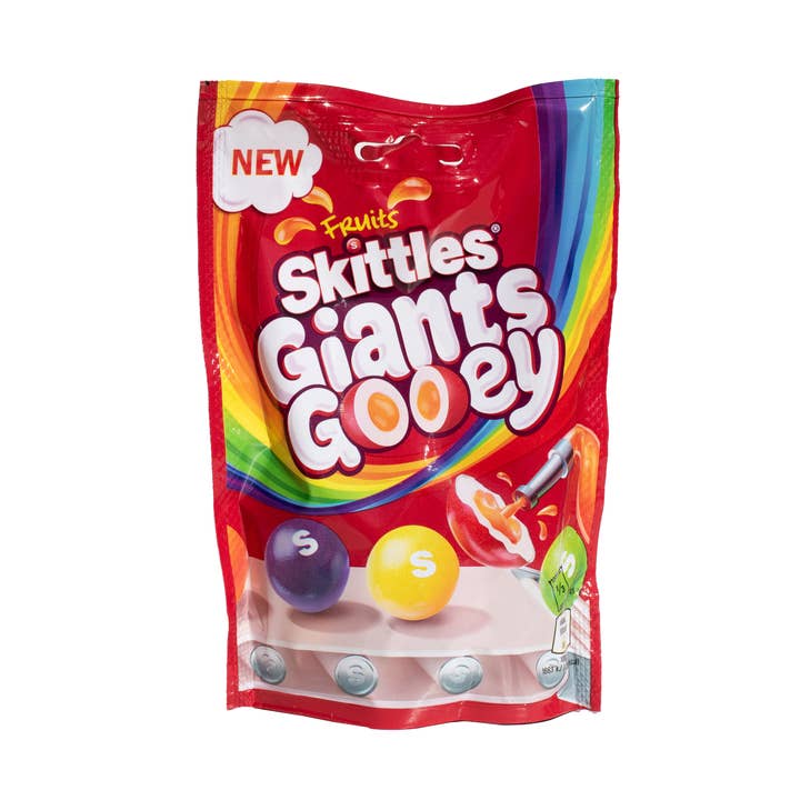 Grandpa Joe's Candy Shop - Wholesale Hard Candy - Limited Import - Skittles Giants Gooey 132g, 15ct