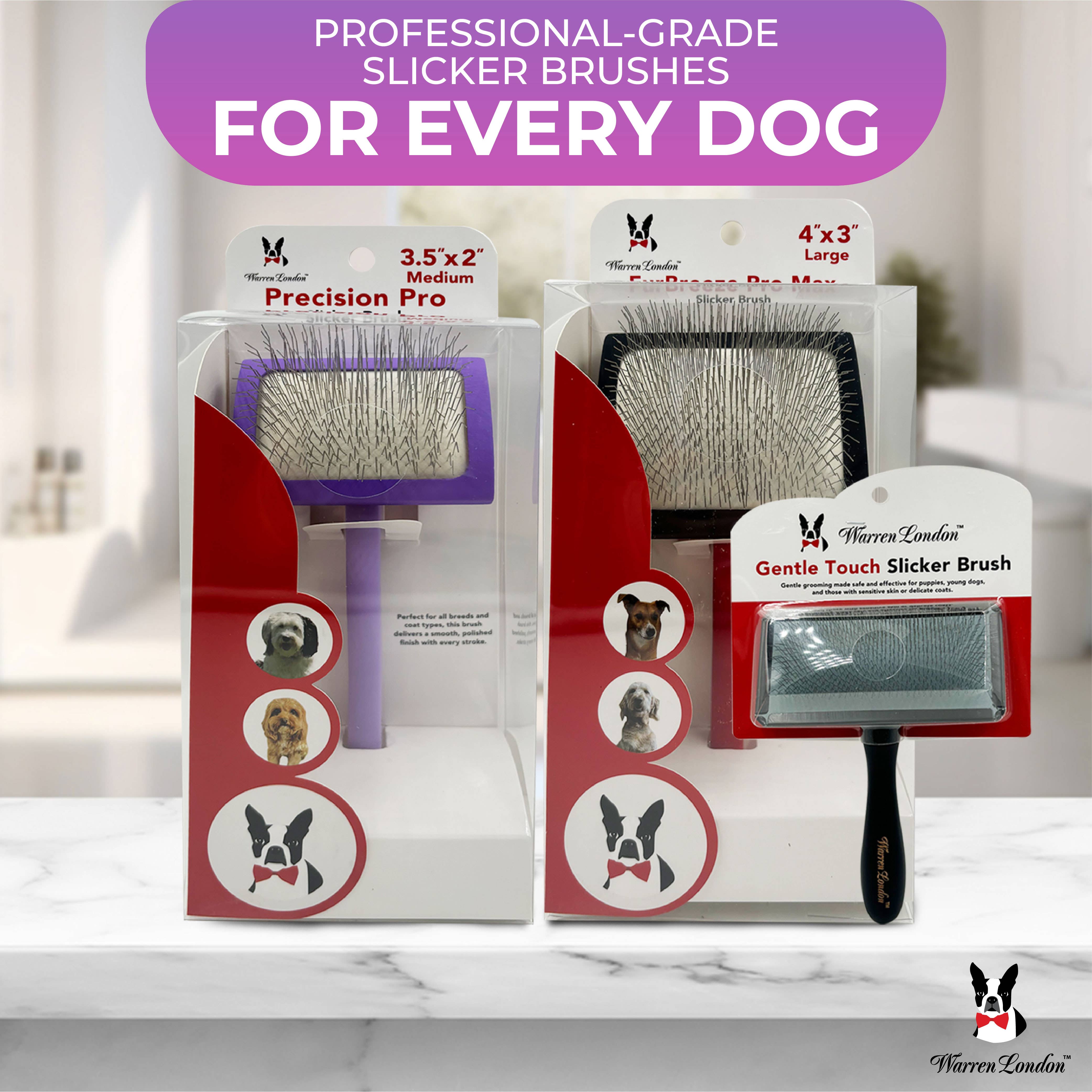 Warren London Dog Products – wholesale Borste - Katt och hund – Precision Pro slickerborste för hund5