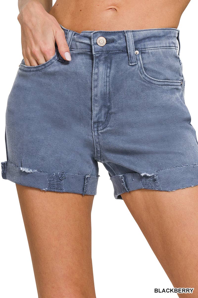 Vanilla Monkey - Wholesale Korte broeken - Dames - Korte broek met 5 zakken en manchetten11