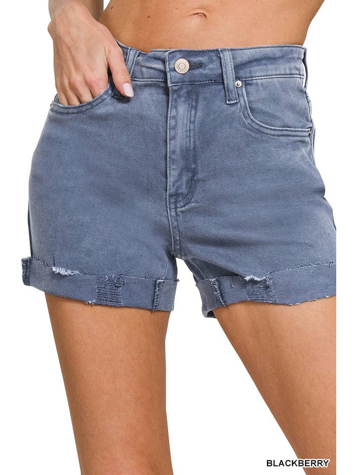 Vanilla Monkey - Wholesale Korte broeken - Dames - Korte broek met 5 zakken en manchetten11