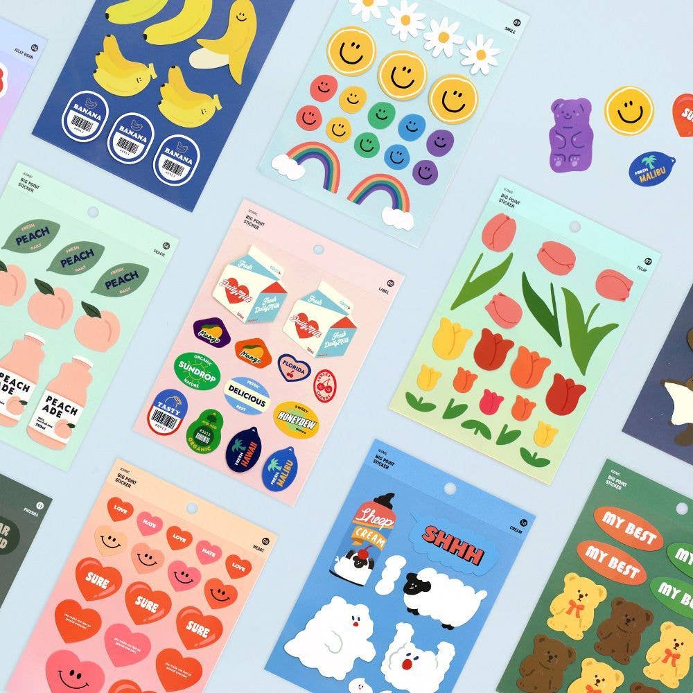 K-Wonderland – Engroshandel Klistermærke – ICONIC Big Point Vandtætte, aftagelige Deco-klistermærker14