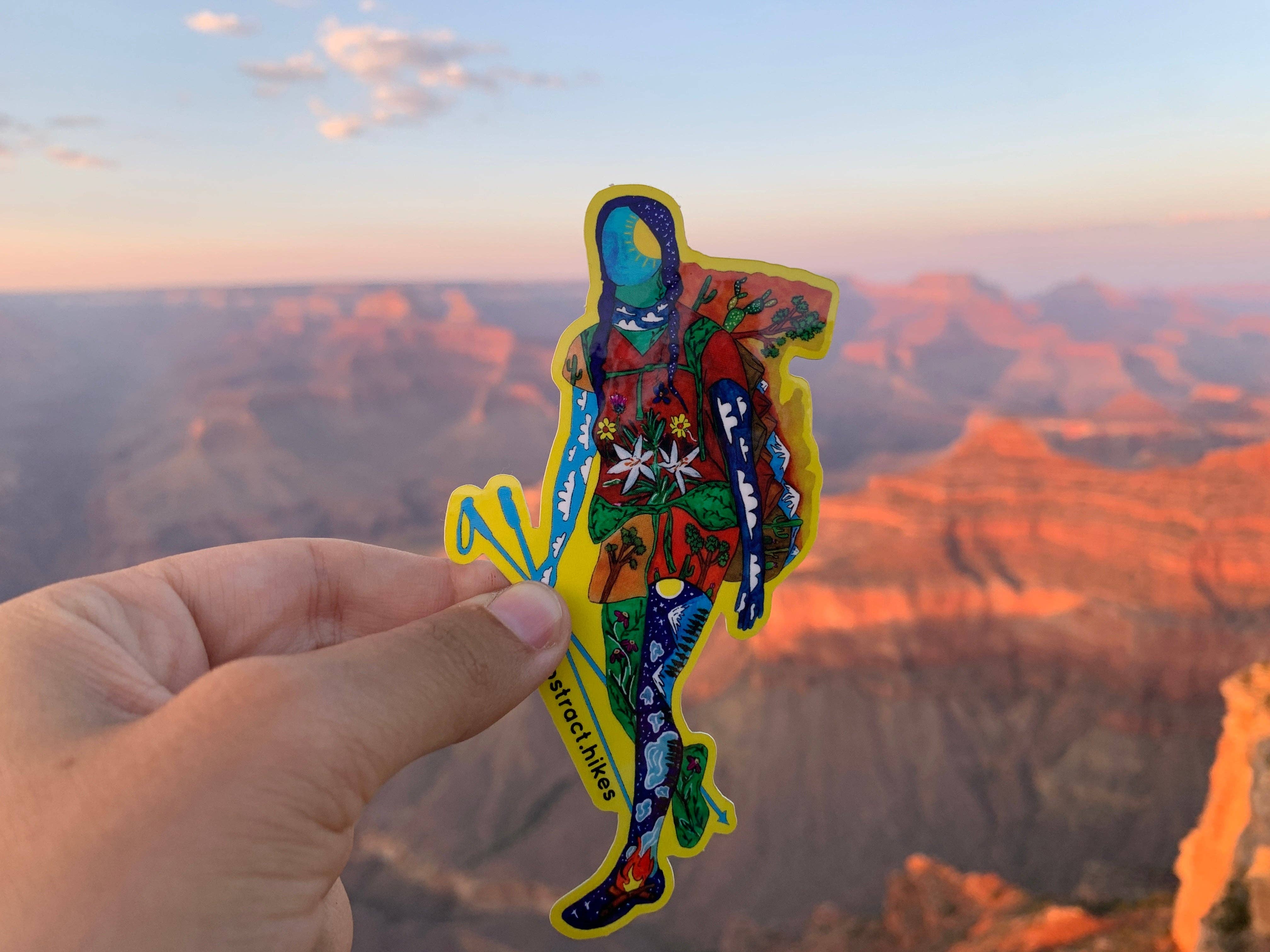 Abstract Hikes - Wholesale Sticker - Hiking Sticker: "Desert Lily"4