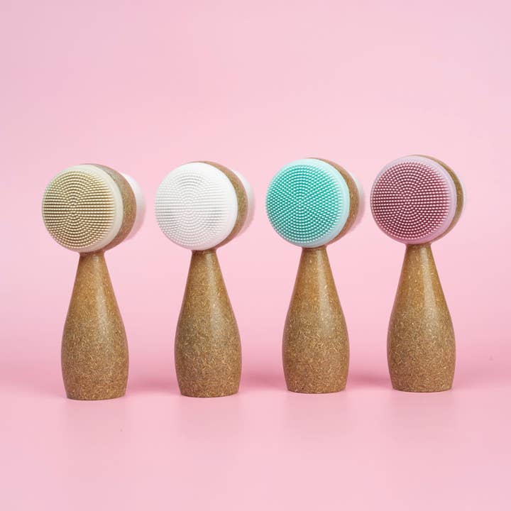 EcoFreax – wholesale Facial cleanser – 2-Sided Soft Bristles Face Cleansing Brush