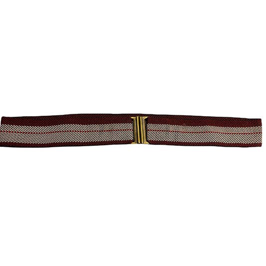 Arrow Maroon and White Belt for wholesale by Lara Moti