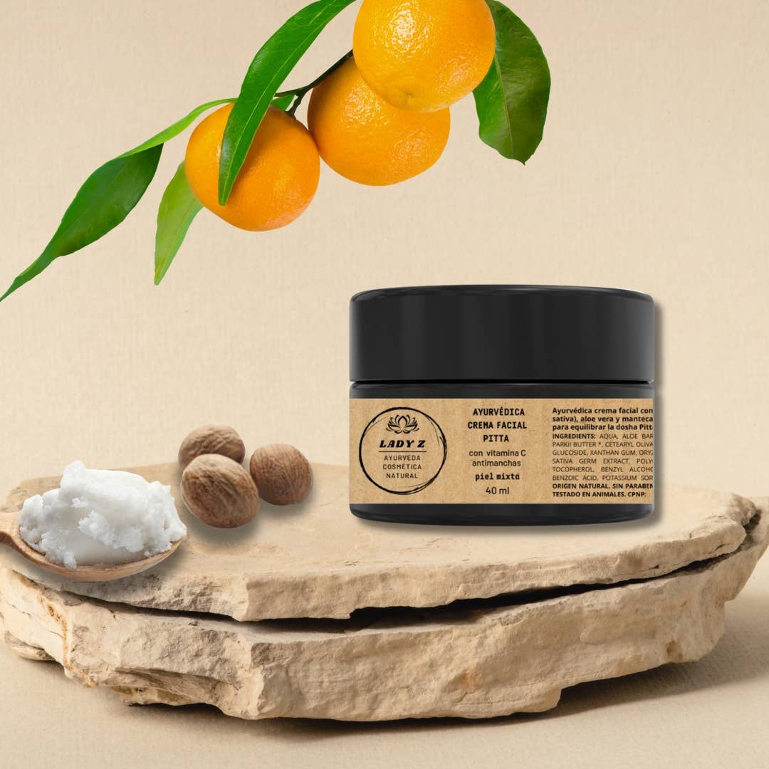 Lady Z Cosmetica - Wholesale Facial Moisturizer - VATA-PITTA Ayurvedic Facial Cream with Vit. C 40 ml1