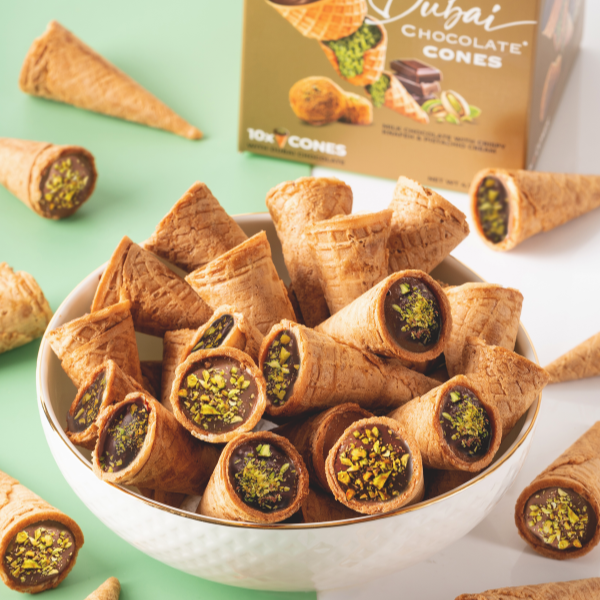 Galil Brands - Venta al por mayor Dulces con chocolate - Cono de Chocolate de Dubái | 133 g | Leonessa2