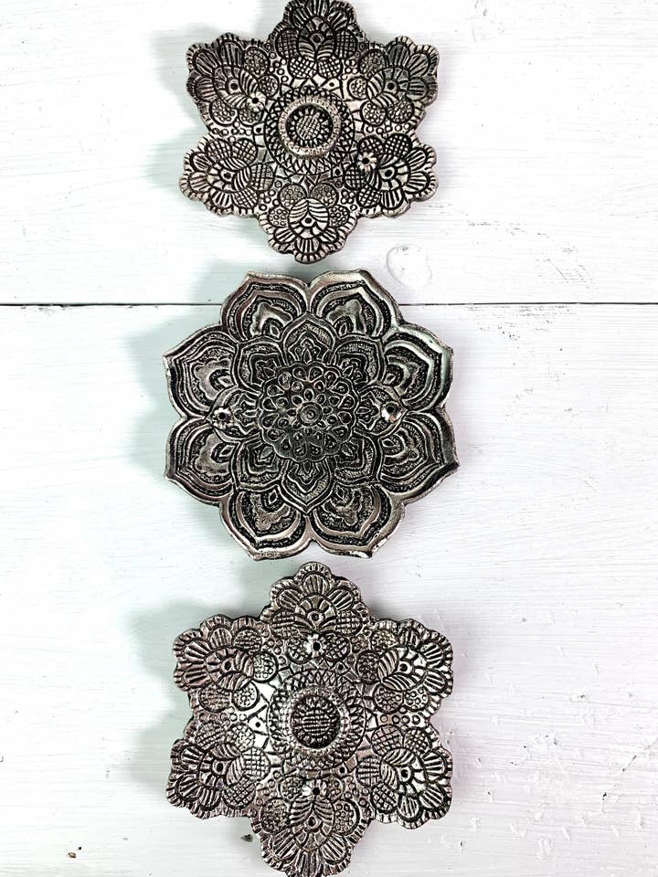 Suporte de incenso com cone e bastão de flor de lótus por atacado de Crystal Vibes Inc.