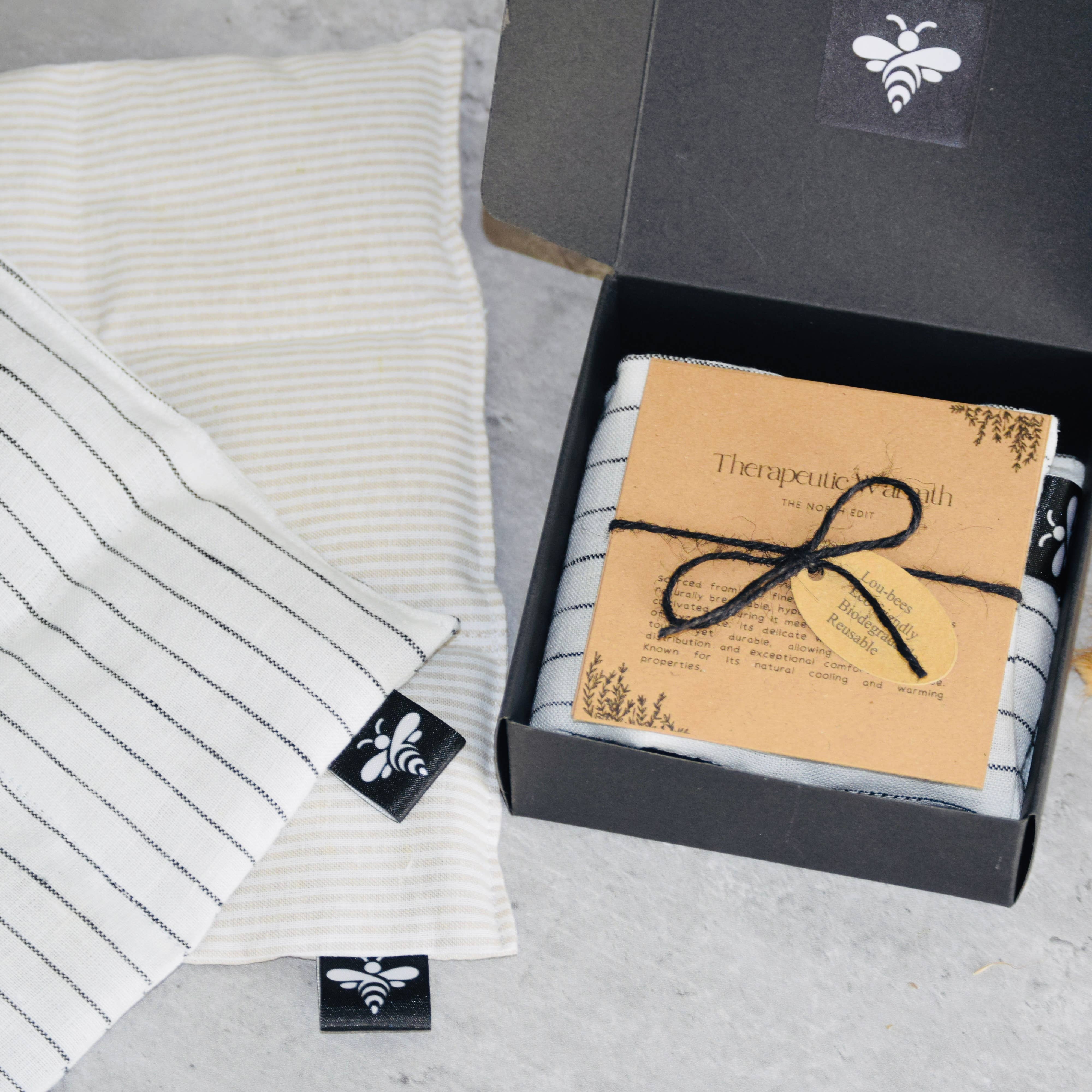 Lou Bees - Wholesale Heating Pad - Pure Linen Heat Pad. Pain Reducing, Essential Oils1