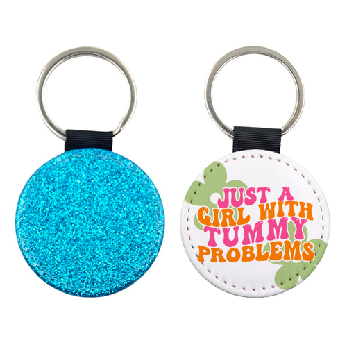 ART WOW - Wholesale Keychain – Women's - Keyrings 'Tummy Problems'2