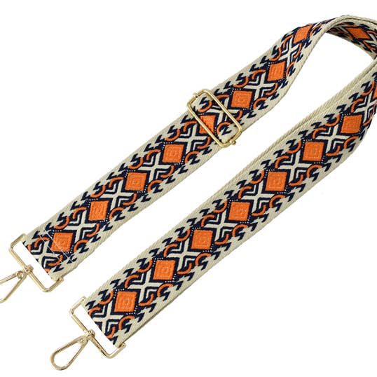 MiMi Wholesale - Wholesale Bag Strap - Women's - Boho Adjustable Women's Bag Strap with Guitar Design6