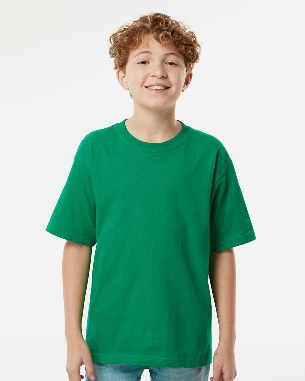 MYES BULK APPAREL - Wholesale T-Shirt - Kids - Kids Gold Soft Touch Tee – Lightweight & Durable Fit16