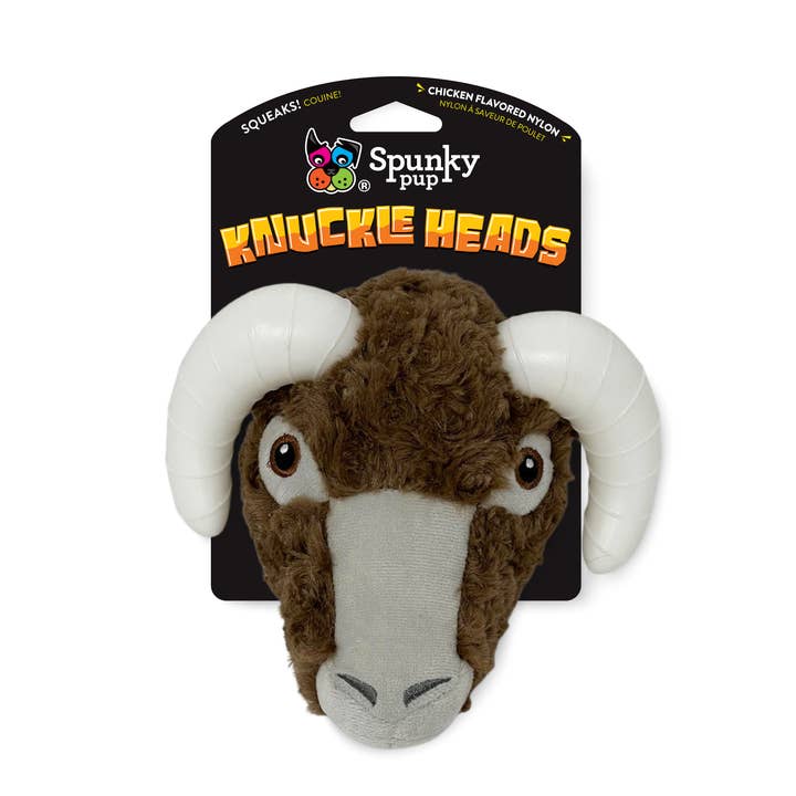 Spunky Pup – wholesale Pet plush toy – Dog – Knuckle Heads - Plush/Nylon Combo 2-in-1 Toy