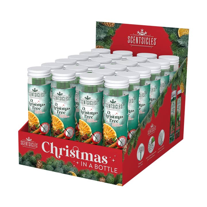 24 Count O'Christmas Tree Scented Sticks for wholesale by Scentsicles