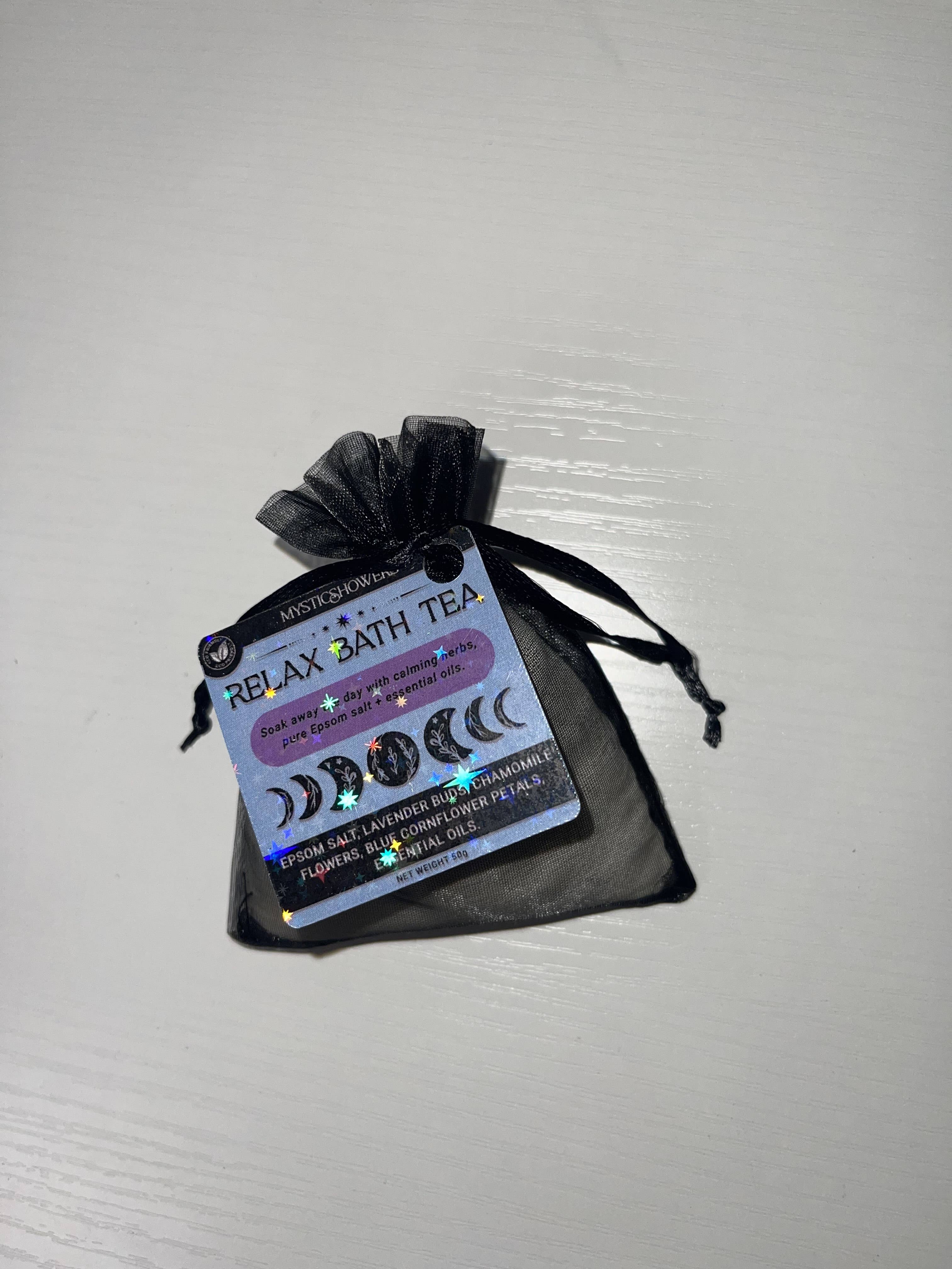 Mystic Showers - Wholesale Bath Soak/Milk - Relax Bath Tea – Infused with Crystal Energy + Herbal Blend5