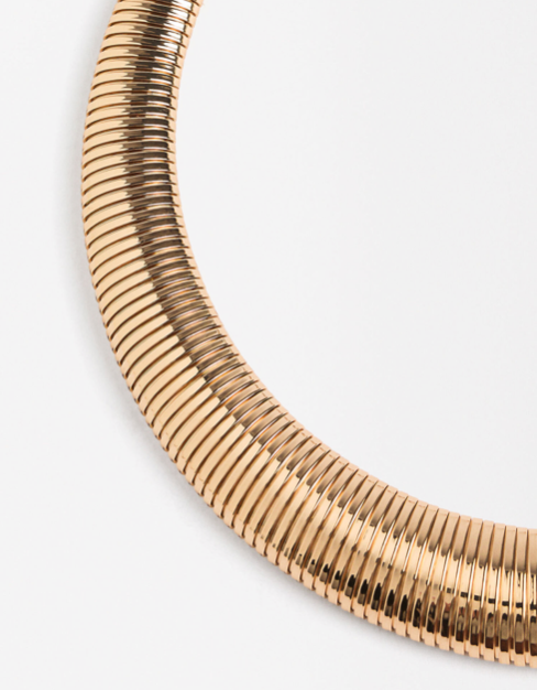 HoopLa - Wholesale Choker/Collar - Omega Cobra MEGA- Collar necklace- Stainless Steel 3