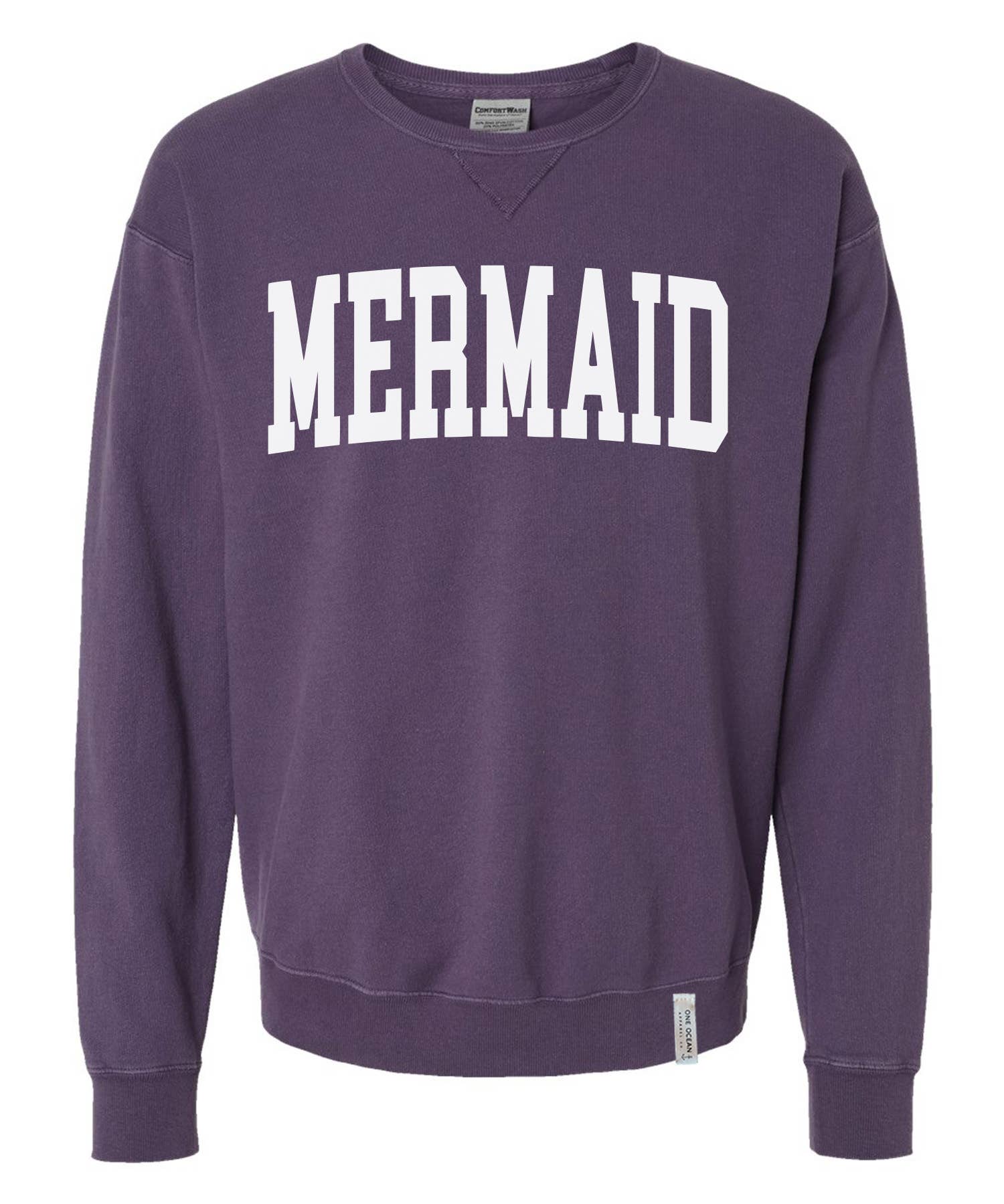One Ocean Apparel Co.. - Wholesale Graphic Sweatshirt - Unisex - MERMAID Crewneck - CUSTOM COLORS13