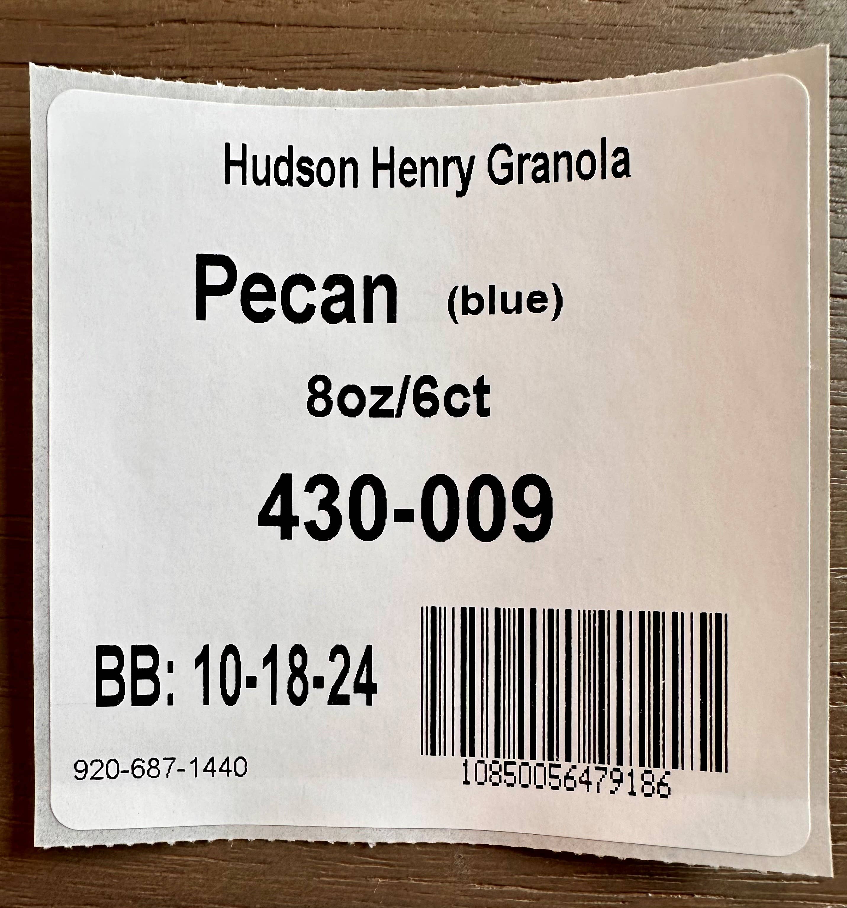 Hudson Henry Baking Co. - Wholesale Granola - Maple Pecan Granola  - 8oz Bags2