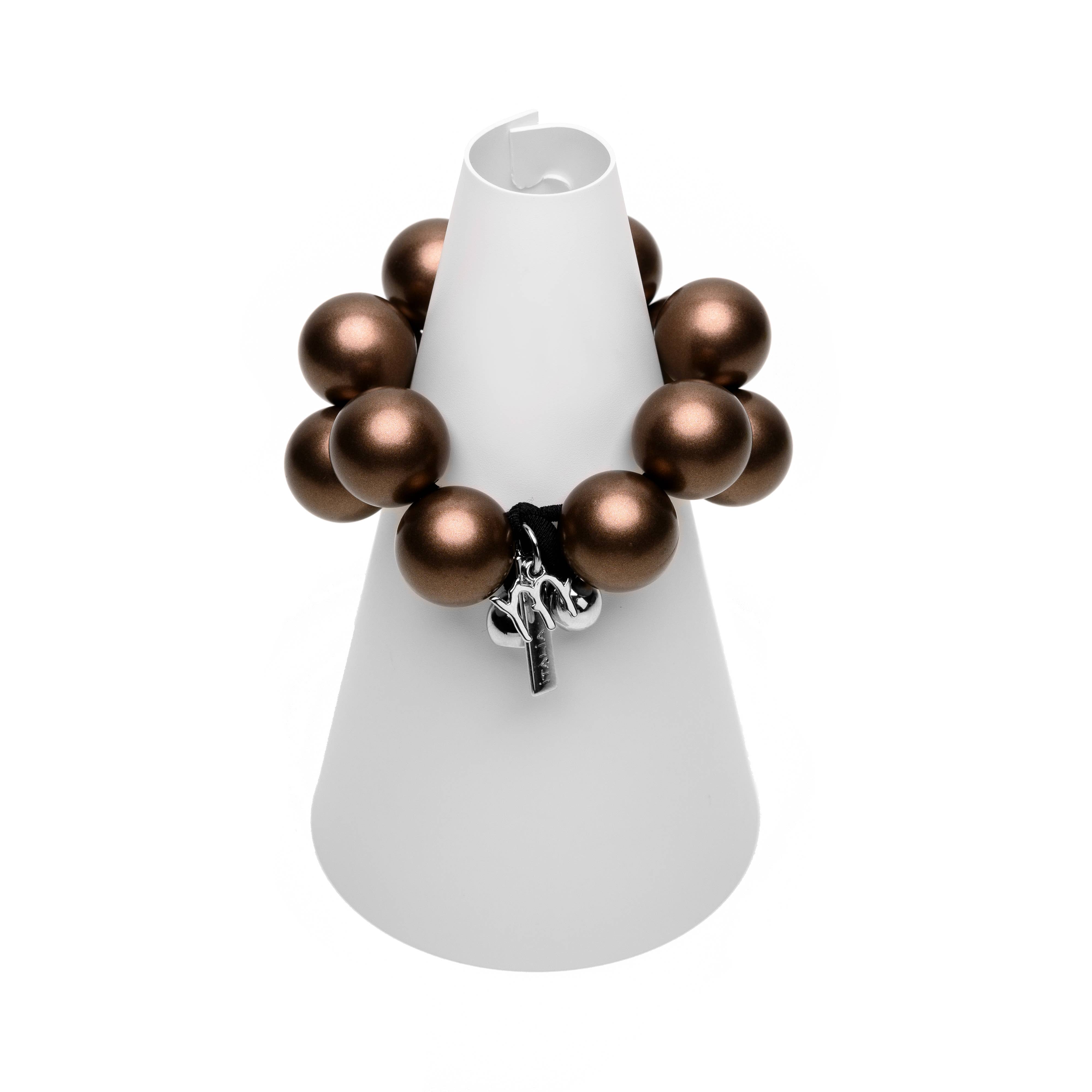 Mirta Accessori Moda - Wholesale Beaded Bracelet - Bracelet with Metal resin spheres 100% Made in Italy1