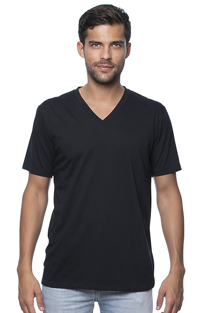 Royal Apparel - Wholesale T-Shirt - Men's - Unisex Organic Short Sleeve V-neck2
