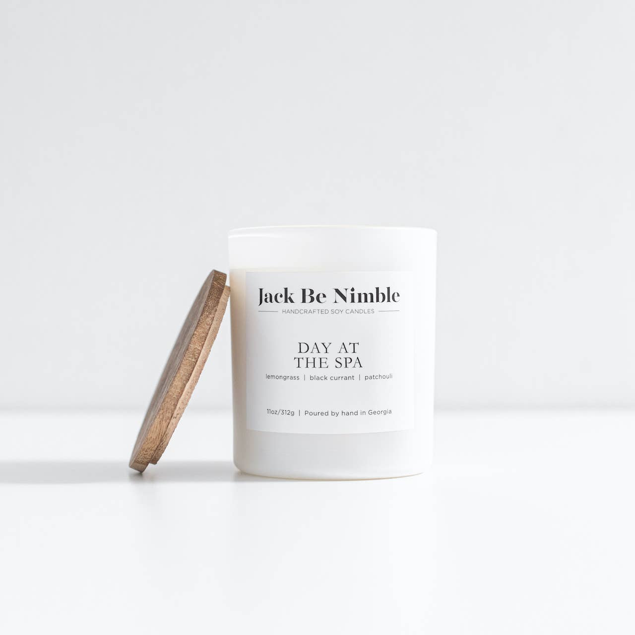 Jack Be Nimble Candles - Wholesale Jar/Filled Candle - 11oz Day At The Spa • Scented Soy Candle2