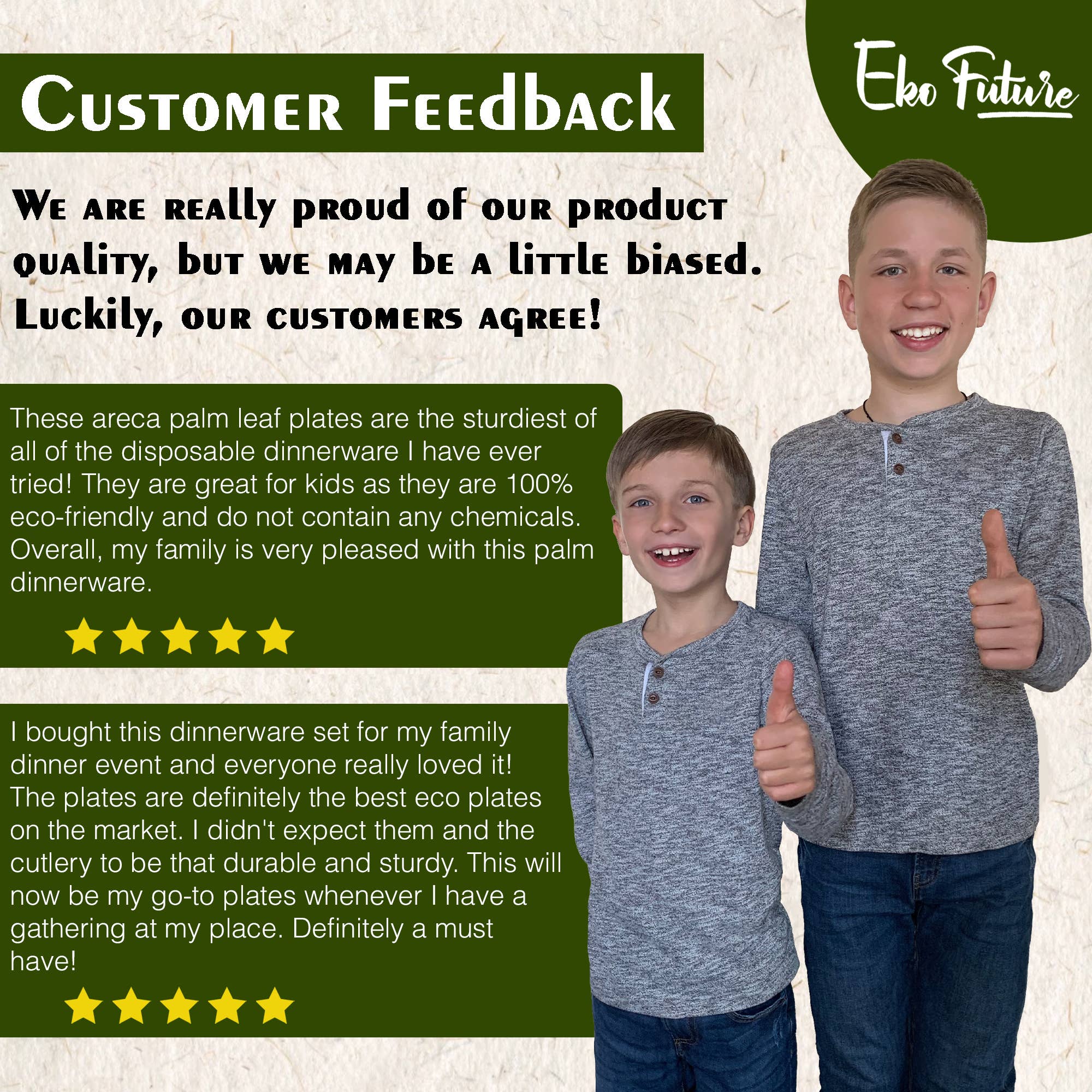 Eko Future - Venta al por mayor Platos desechables - Platos rectangulares de hoja de palma con 2 compartimentos, 11 x 6 pulgadas (200 unidades/caja)1