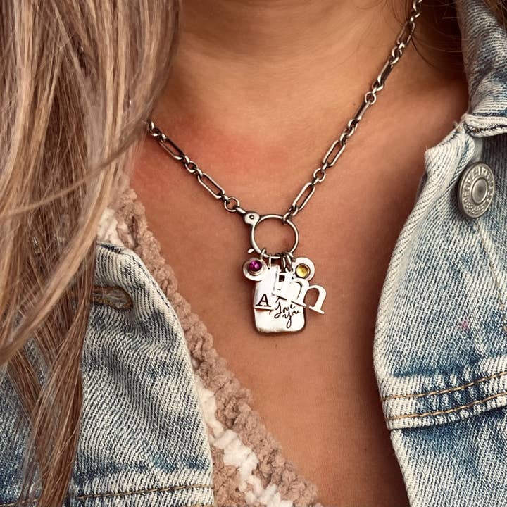 Heidi J Hale - Wholesale Link & Chain Necklace - Sterling Silver Charm Chain - Balance1