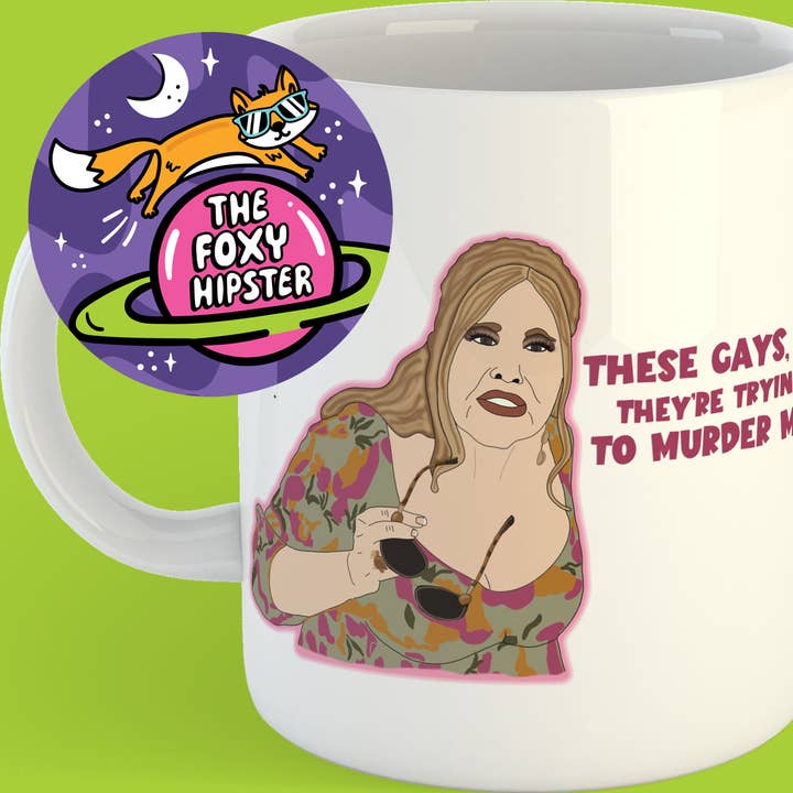 The Foxy Hipster - Wholesale Koffiemok - Witte Lotus Tanya 11oz Koffiemok0