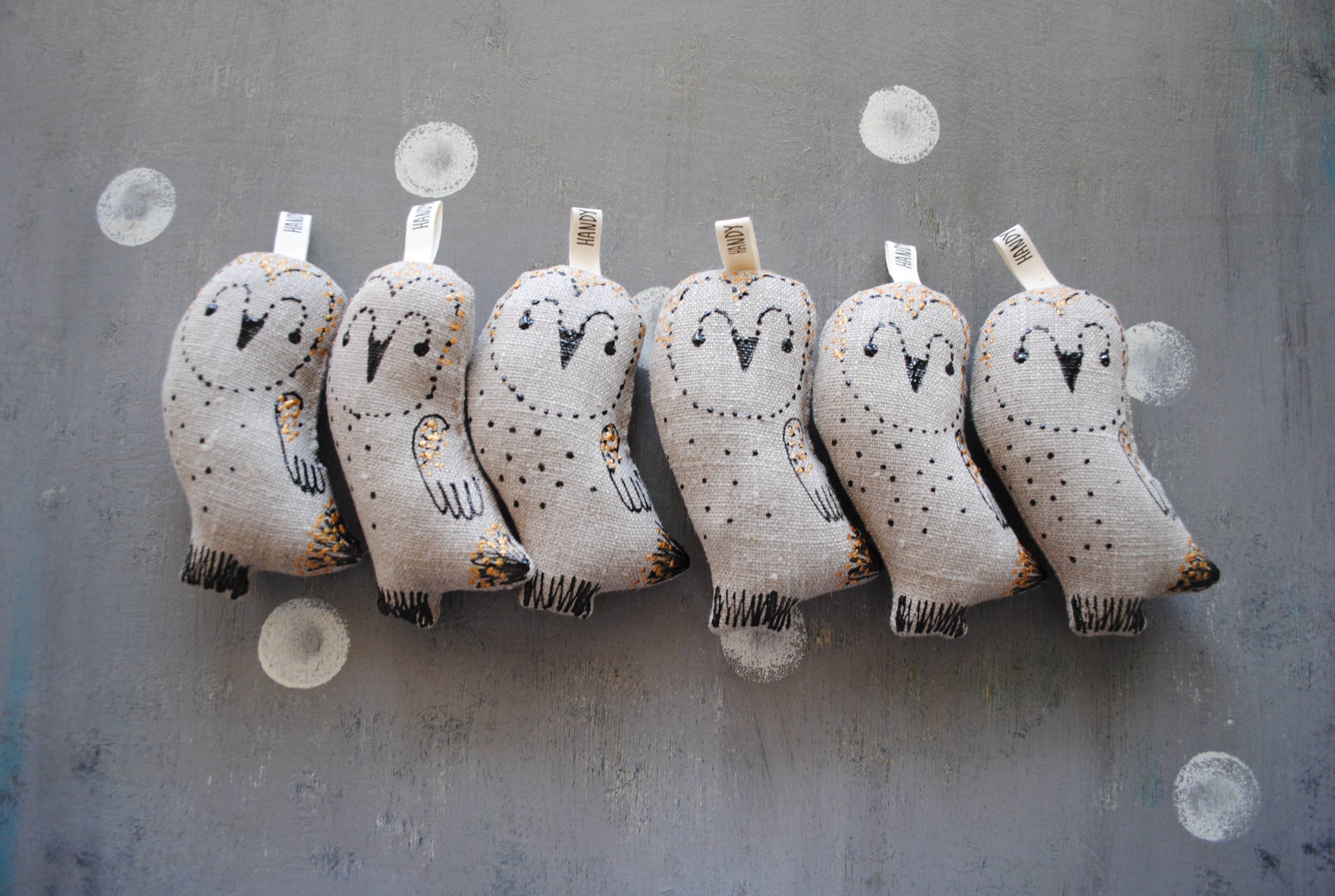 HandyHappy - Wholesale Ornament - Barn Owl Ornament Woodland Animal Totem7