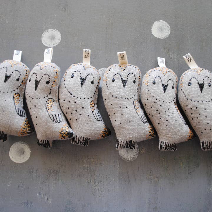 HandyHappy - Wholesale Ornament - Barn Owl Ornament Woodland Animal Totem7