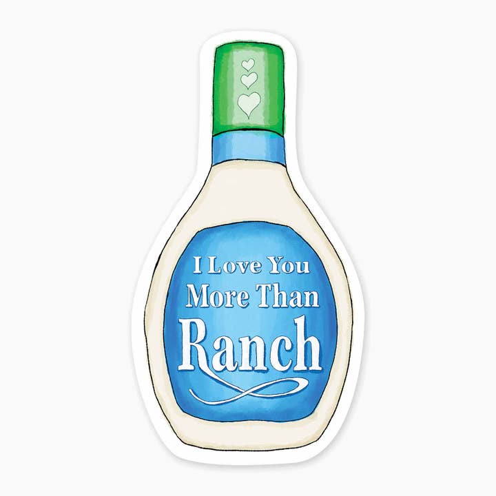 Ranch - 3" Art Sticker for wholesale by Nice Enough Stickers