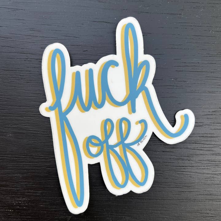 Large Fuck Off Sticker for wholesale by jd.stitch