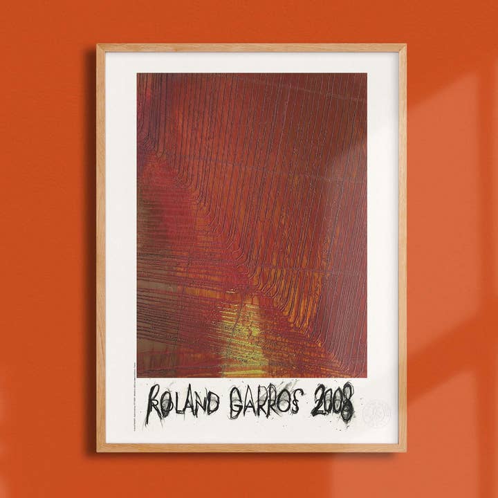 Poster Roland-Garros Arnulf Rainer, 2008 - FFT0029 voor wholesale door Oneart