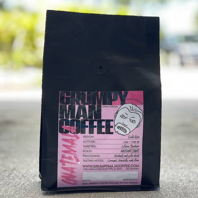 Guatemala Coffee Beans Fresh Roasted Medium-Light Roast for wholesale by Grumpy Man Coffee Roasters