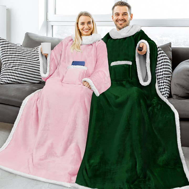 Pavilia - Vendita all'ingrosso Plaid - Coperta con maniche - Tasca applicata146