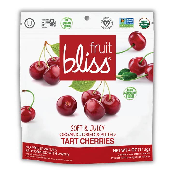 Organic Tart Cherries 4oz for wholesale by Fruit Bliss