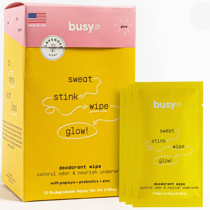 Glow Deodorant Wipes with Prebiotics & Zinc and other Purchase Wholesale lessive liquide avec support. Free Returns & Net 60 Terms on Faire trending on Faire.