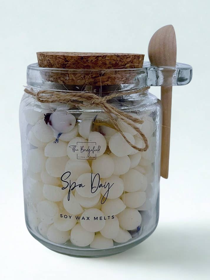 Spa Day Wax Melt Scoopies - Soy Wax for wholesale by The Bridgefield Candle Company
