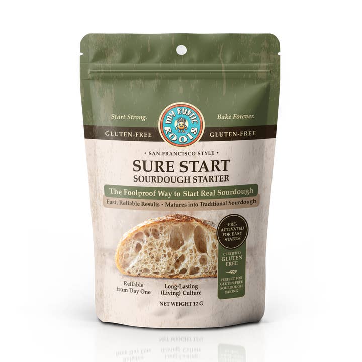 Sure Start Fail-Proof Sourdough Starter Culture Gluten Free for wholesale by My Rustic Roots