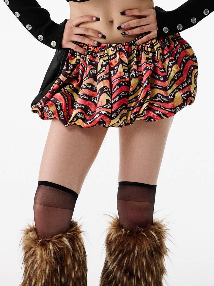 Punkyfish Puffball Mini Skirt for wholesale by PunkyFish London
