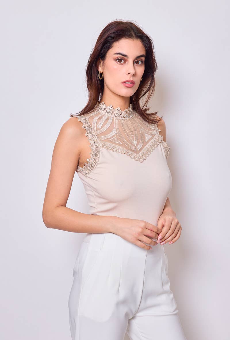 LULUMARY - Vendita all'ingrosso Camicetta - Donna - Top in pizzo H0618