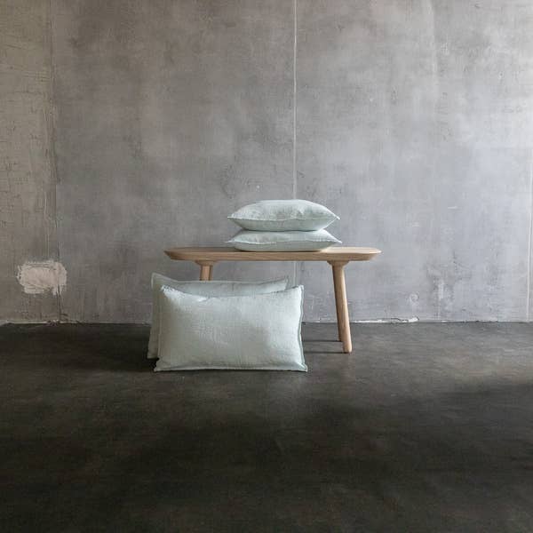 LinenMe - Wholesale Throw Pillow Cover - Linen Cushion Cover Ice Blue Stone Washed1