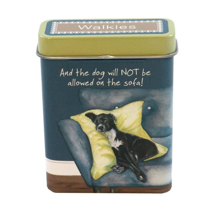Spaniel Walkies Treat Tin por atacado de The Little Dog Laughed