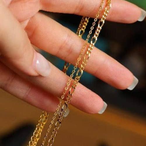 LanLivia – wholesale Pendant/charm necklace – Double-Chain Malachite Pendant Necklace