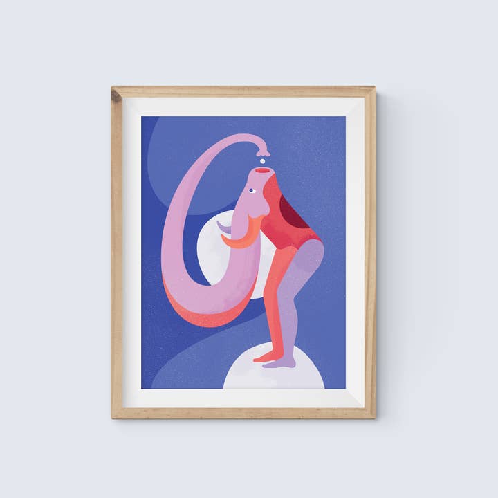 Elepher Art Print for wholesale by Sir Sheep