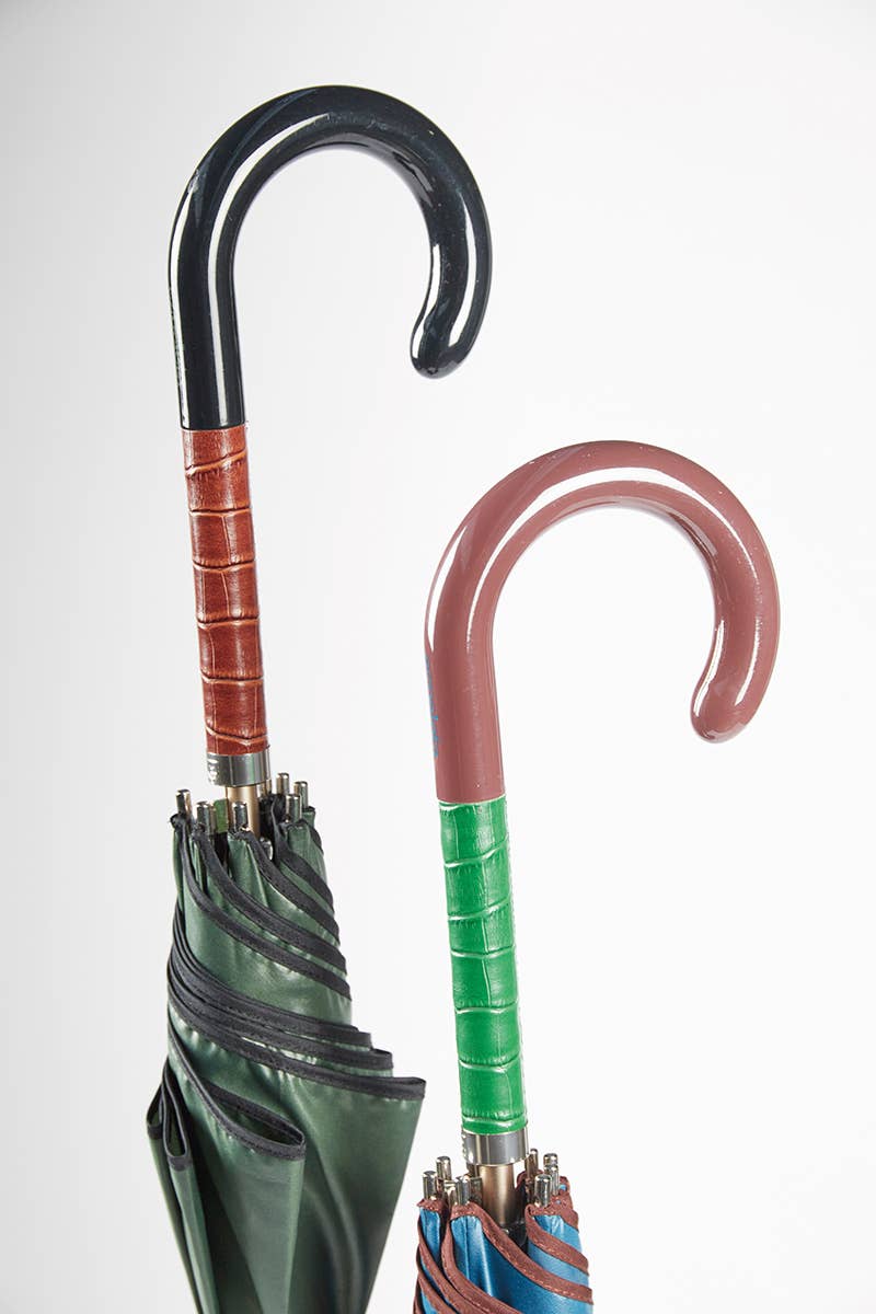 Ezpeleta – Engroshandel Paraply - Dame – EZPELETA Glat Auto Paraply med designdetaljer2