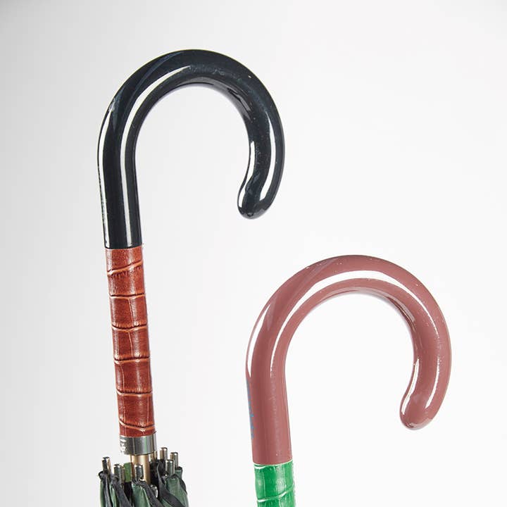 Ezpeleta – Engroshandel Paraply - Dame – EZPELETA Glat Auto Paraply med designdetaljer2