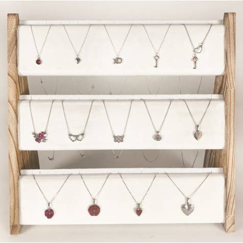 Valentine's Necklace Display Kit for wholesale by Danforth Pewter